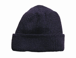 Rough knitted caps